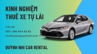 Kinh nghiệm thuê xe tự lái - Những điều bạn cần biết